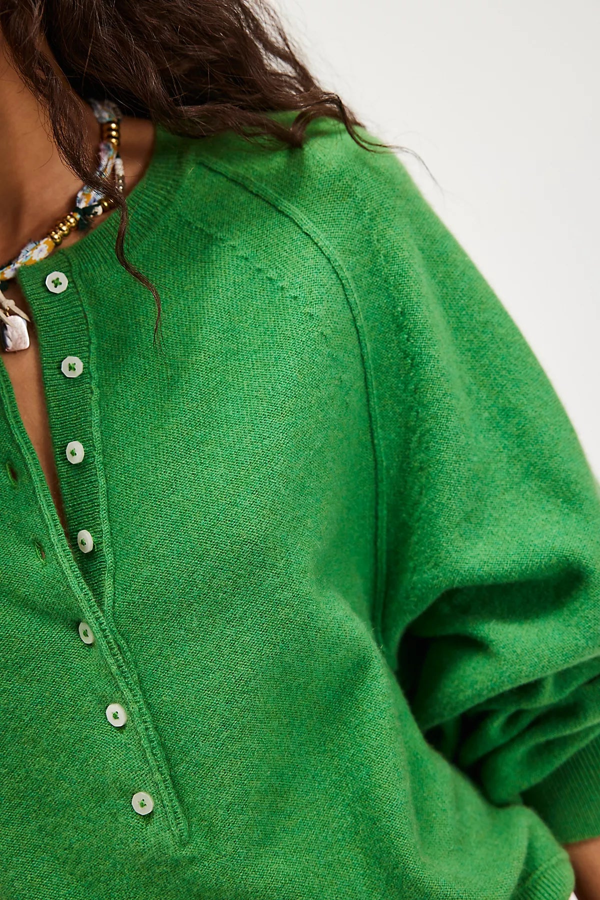 Porta Cashmere Henley Sweater
