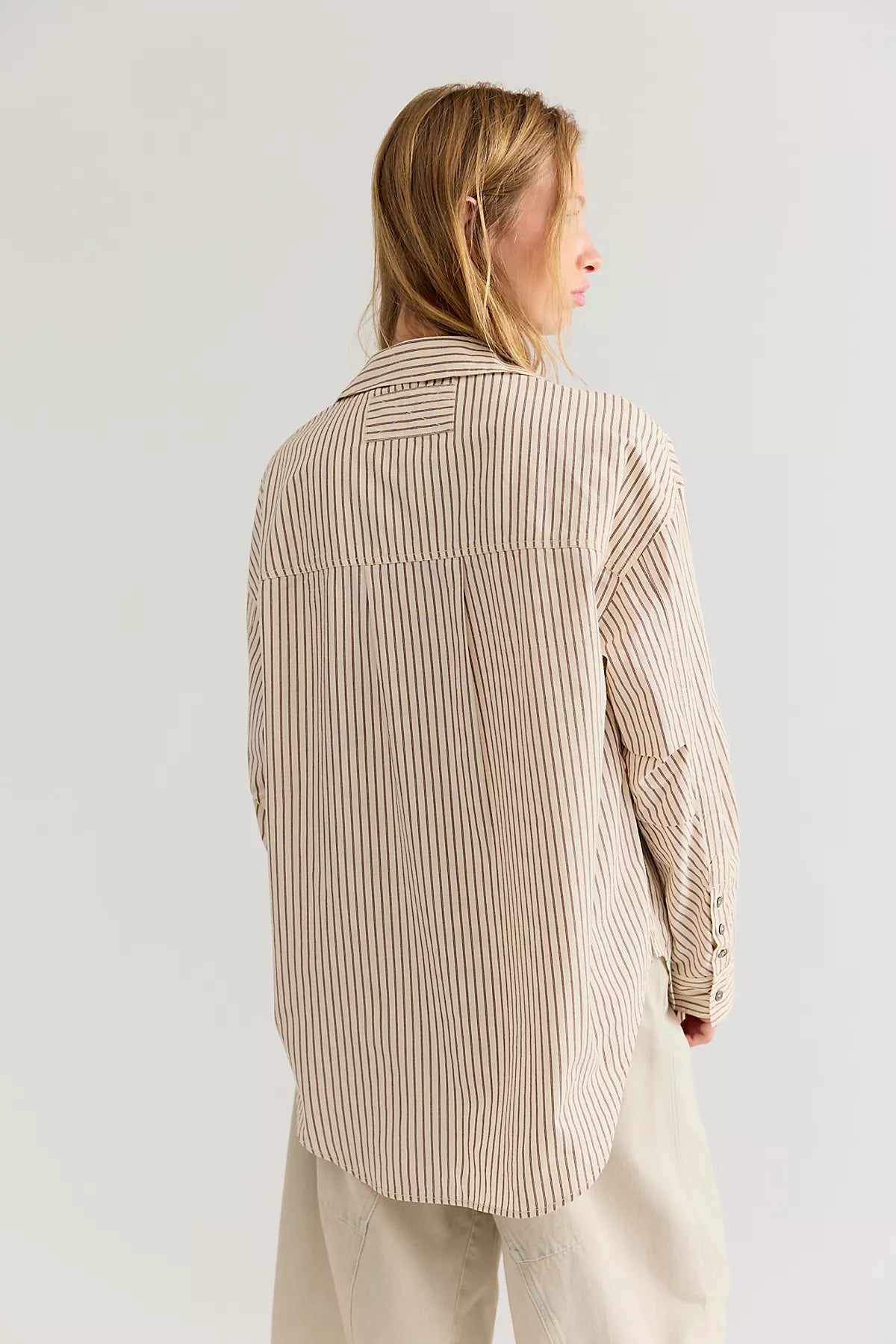 We The Free Lexi Striped Button Down Shirt