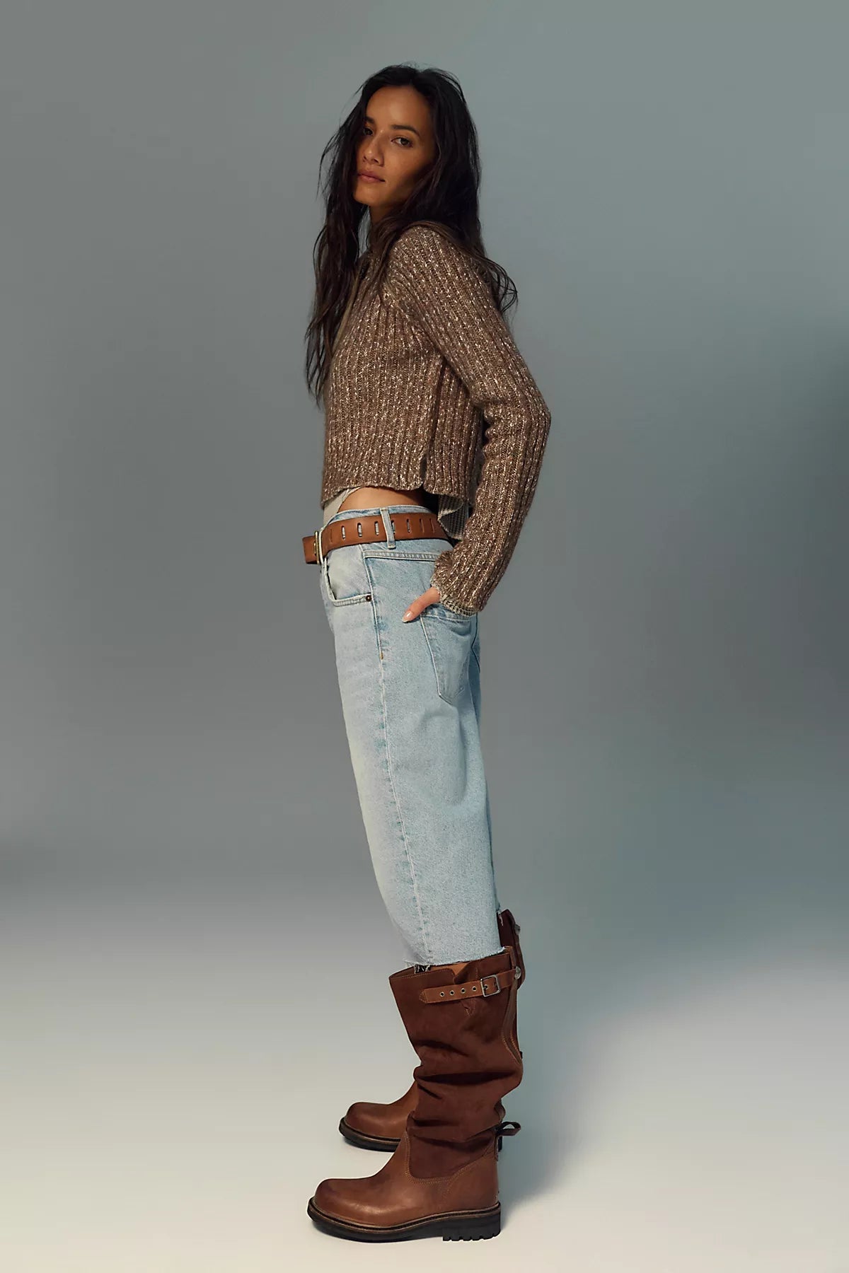 We The Free Low-Rise Relaxed Capri Jeans
