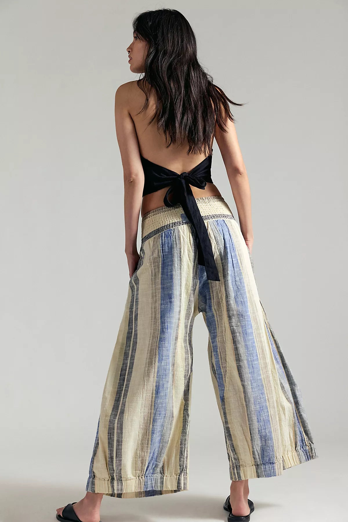 Can't Hide Wide-Leg Pull-On Harem Pants