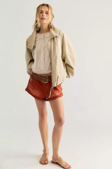 OneTeaspoon Bandits Low-Waist Denim Shorts