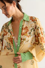 Bohemian Traders Blair Billow Maxi Shirtdress