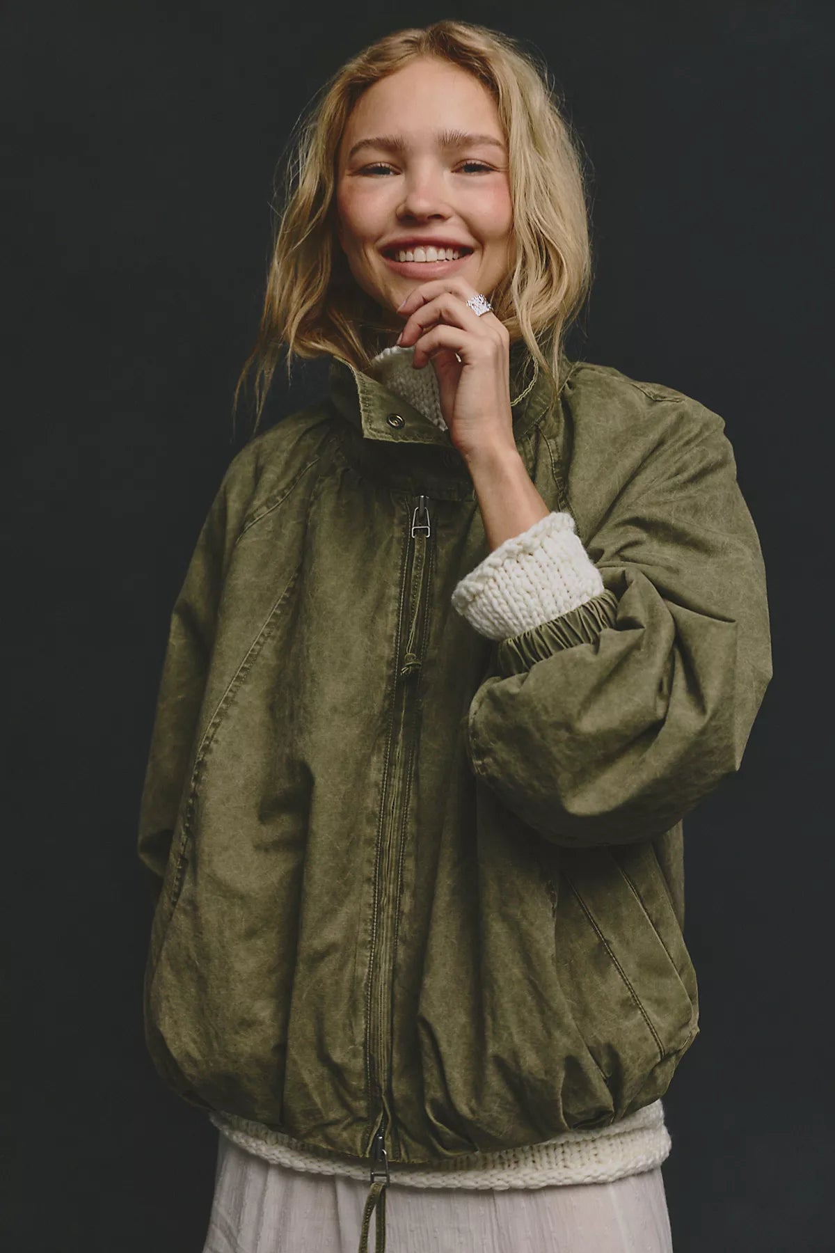 Chelsea Funnel-Neck Jacket