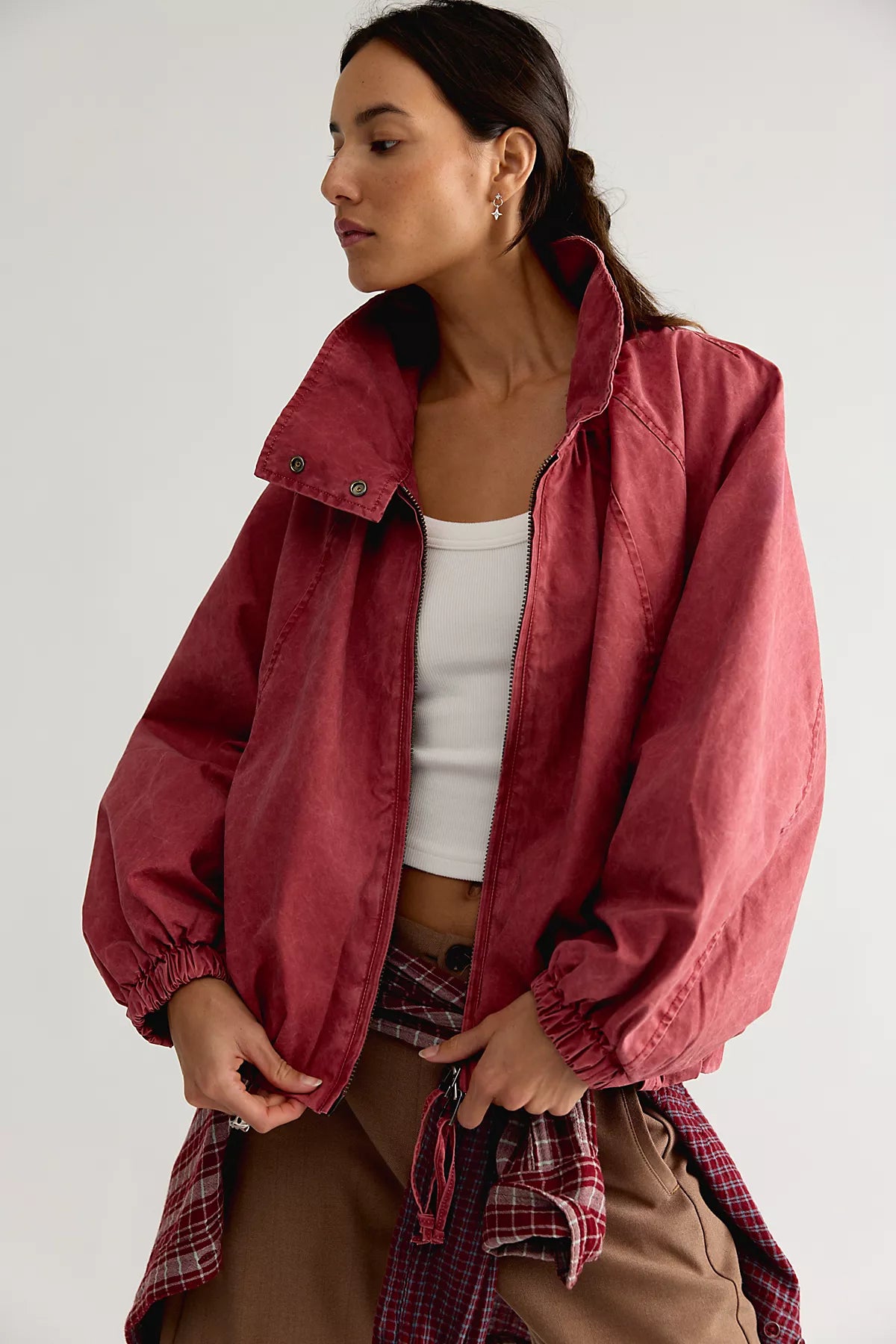 Chelsea Funnel-Neck Jacket