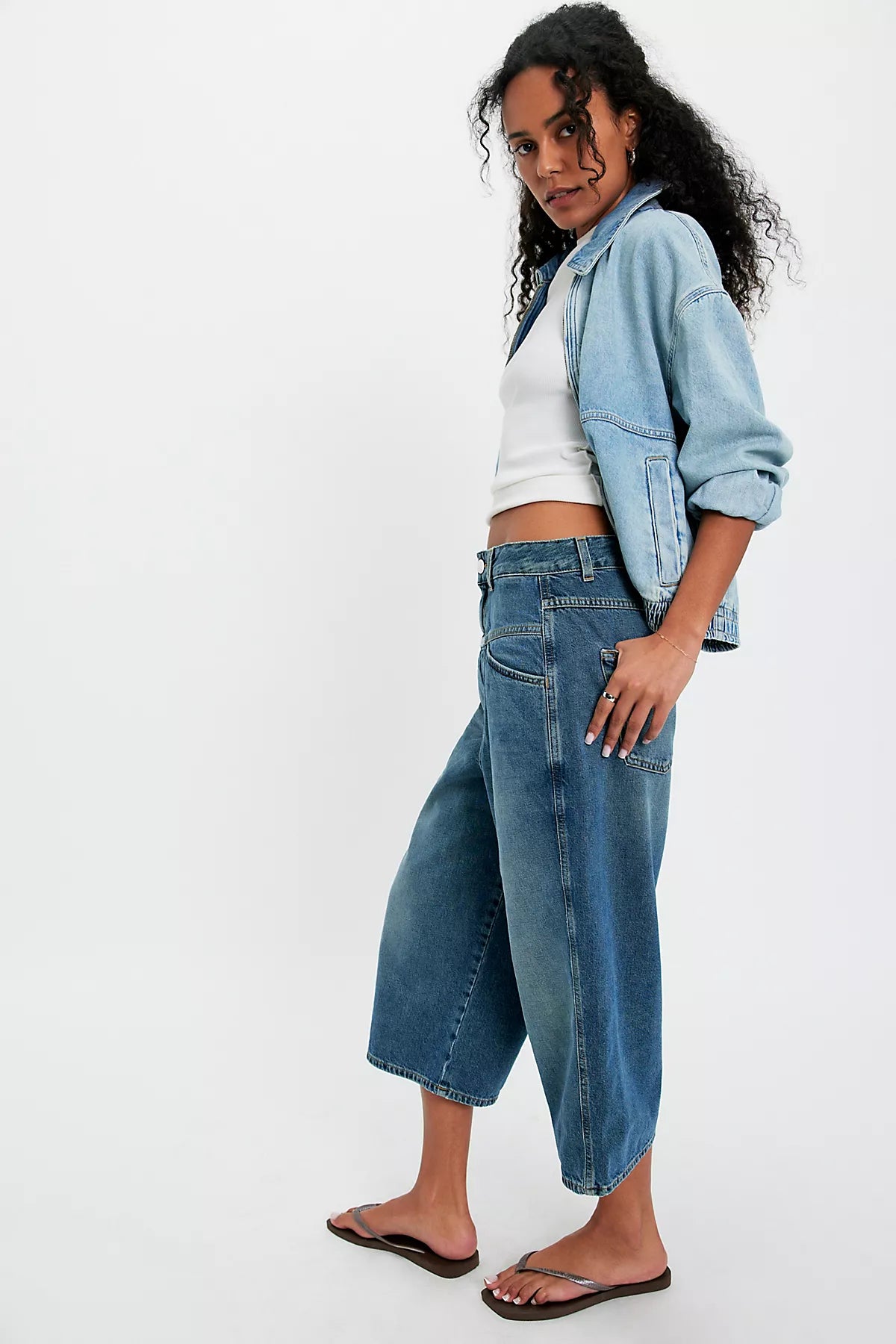Closed Baggy Capri Jeans