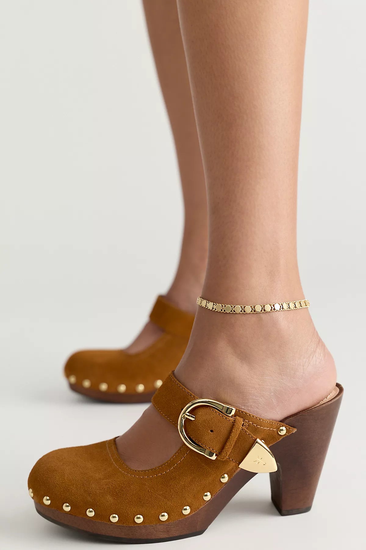 Frye Cindy Buckle Clogs