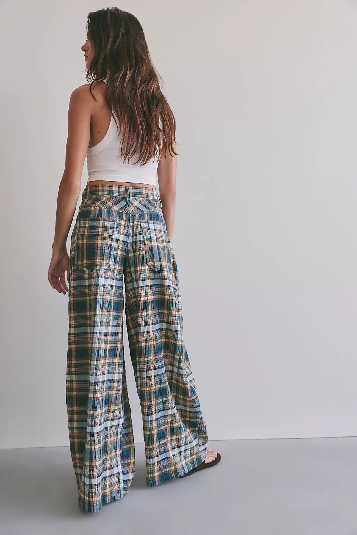 About It Baggy Puckered Pants