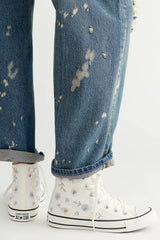 Chuck Taylor All Star Sequin Flower High-Top Sneakers