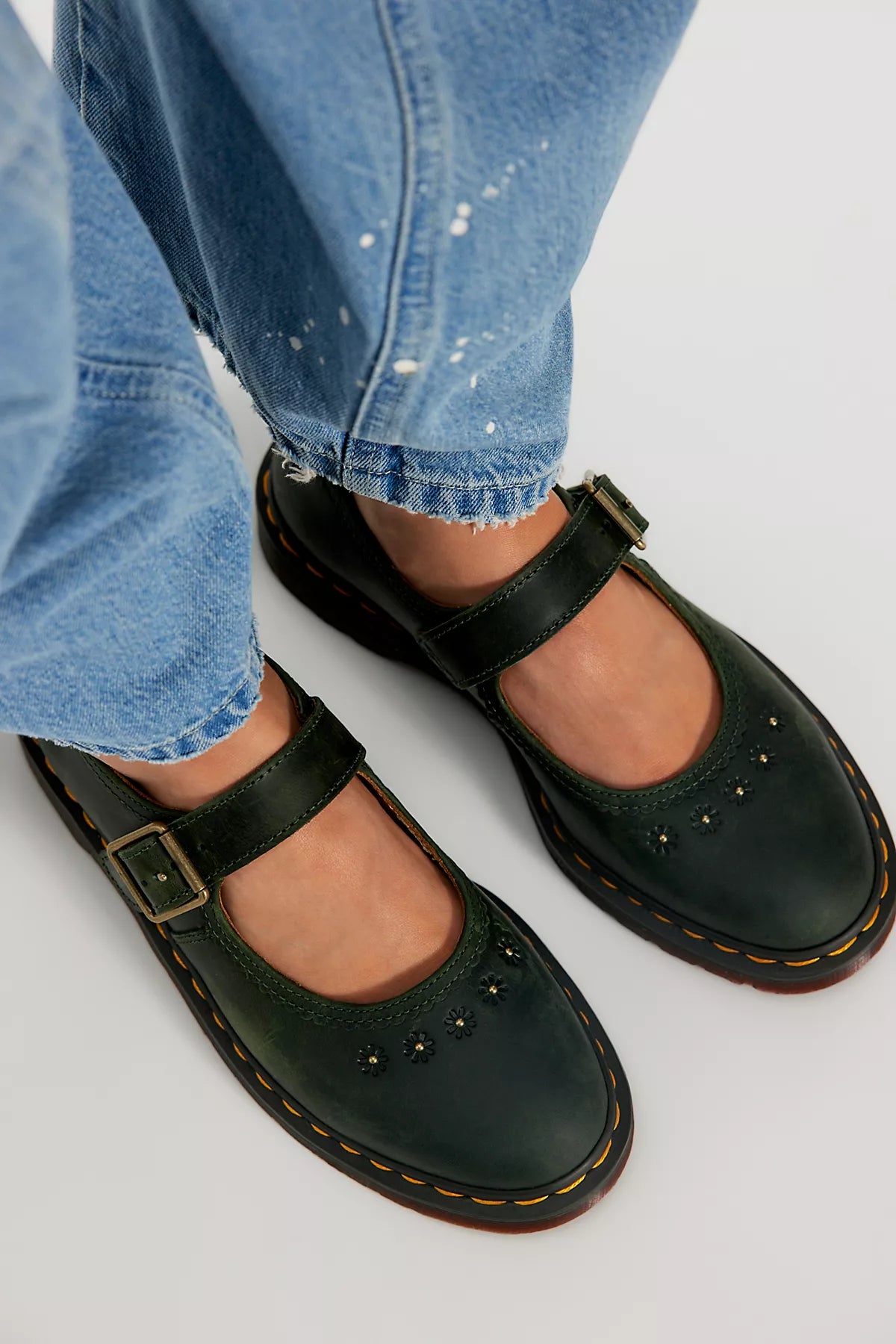 Dr. Martens Flower Mary Janes