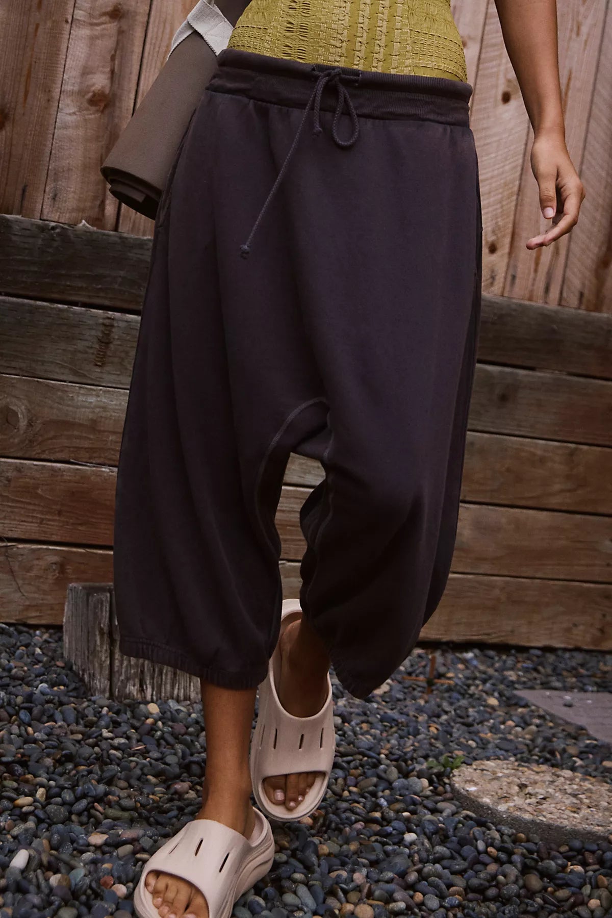 All In Cropped Harem Pants