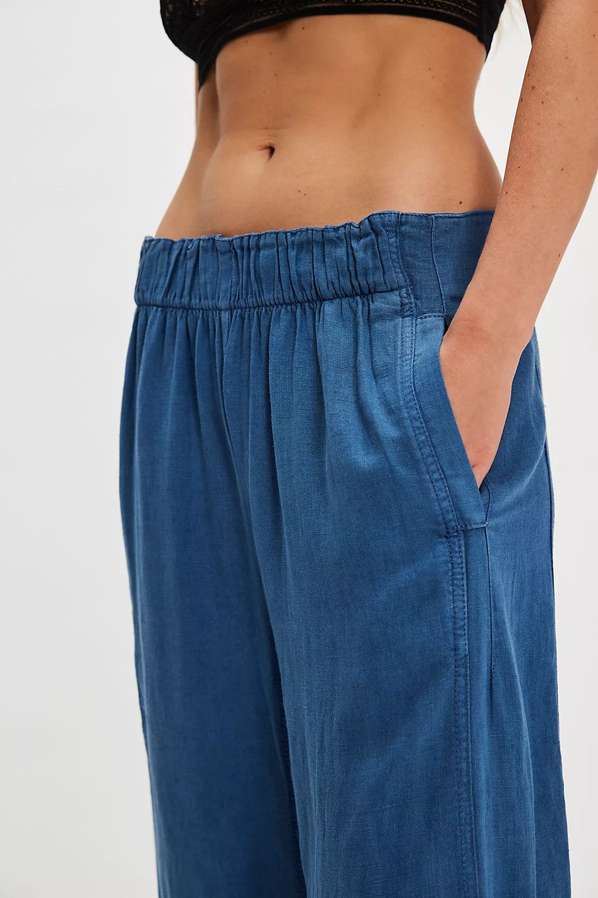 Day's End Linen Pull-On Pants