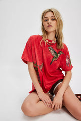 Denim And Bone Hummingbird Tee