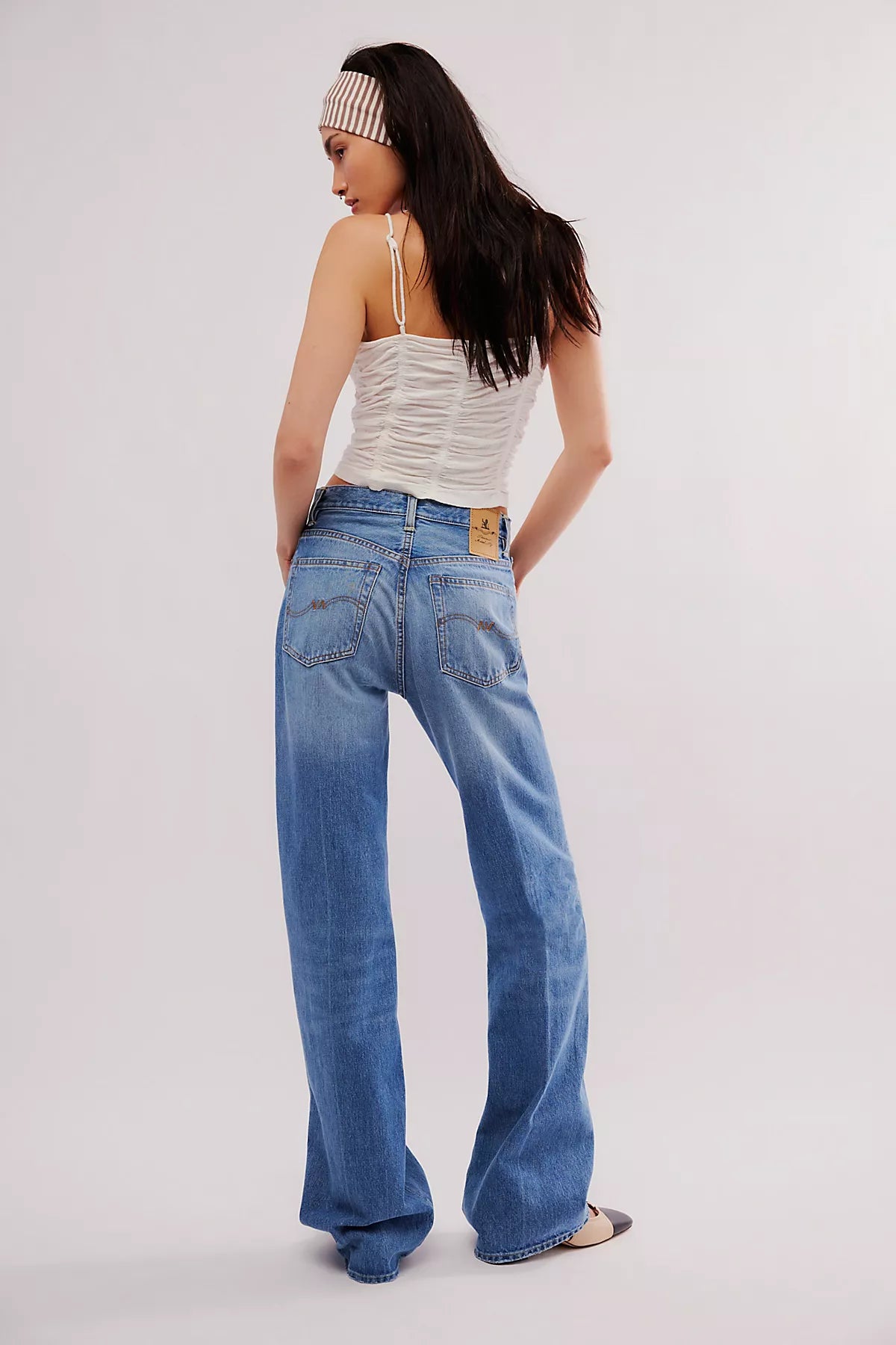 Denimist Dena Mid-Rise Flare Jeans