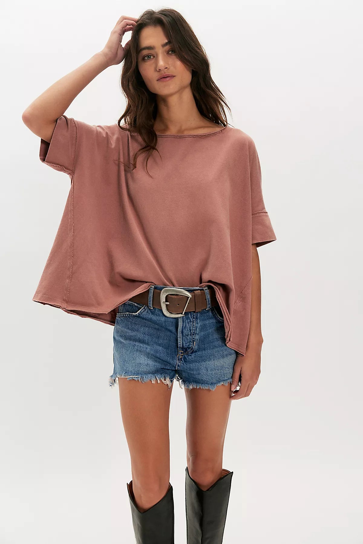 We The Free Rex Oversized Cotton Tee