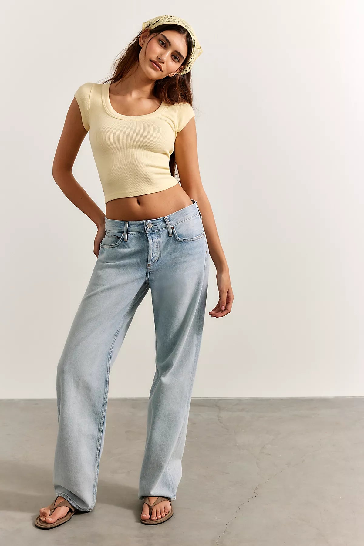 AGOLDE Low-Rise Loose Jeans
