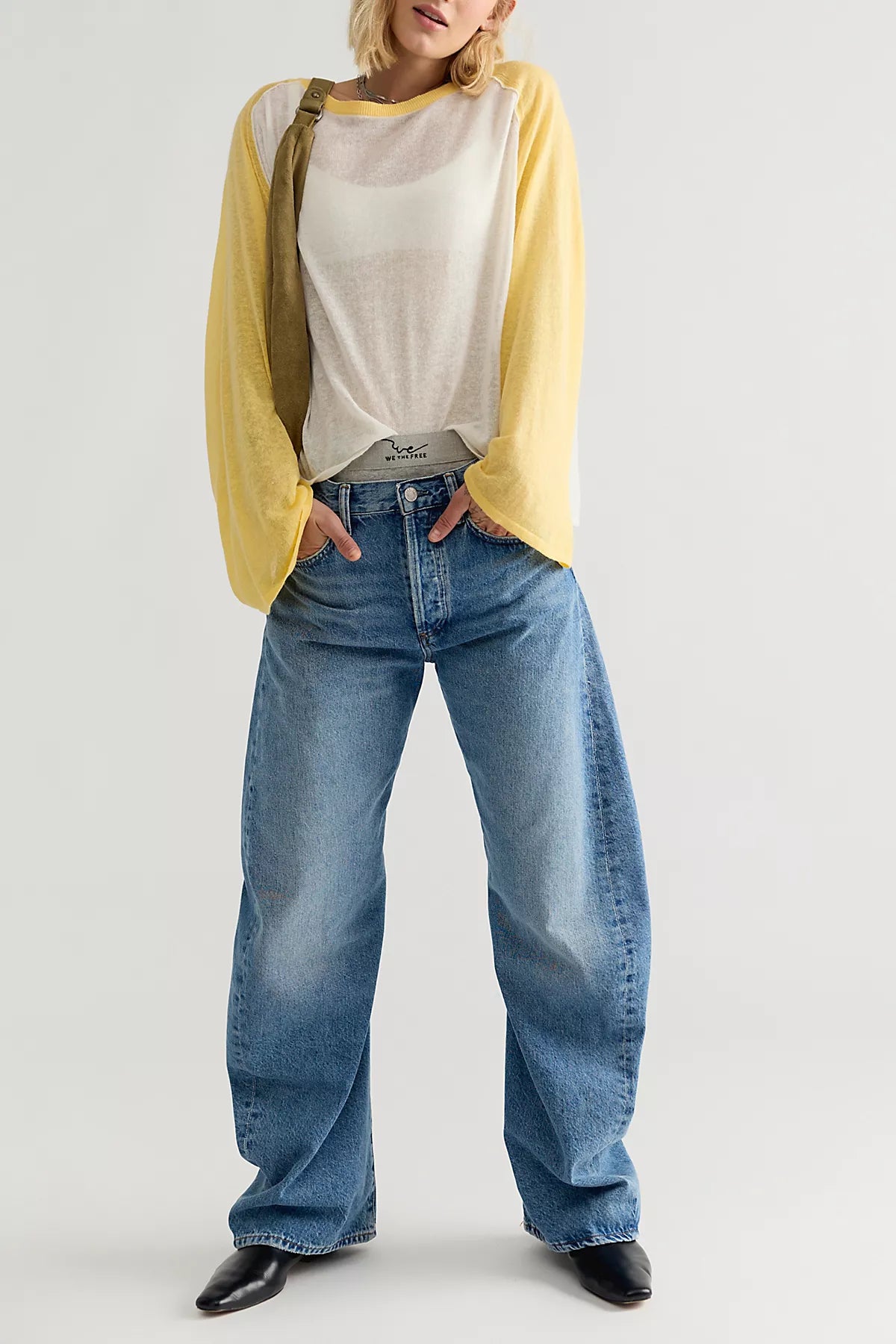 AGOLDE Spiral Twisted Seam Jeans