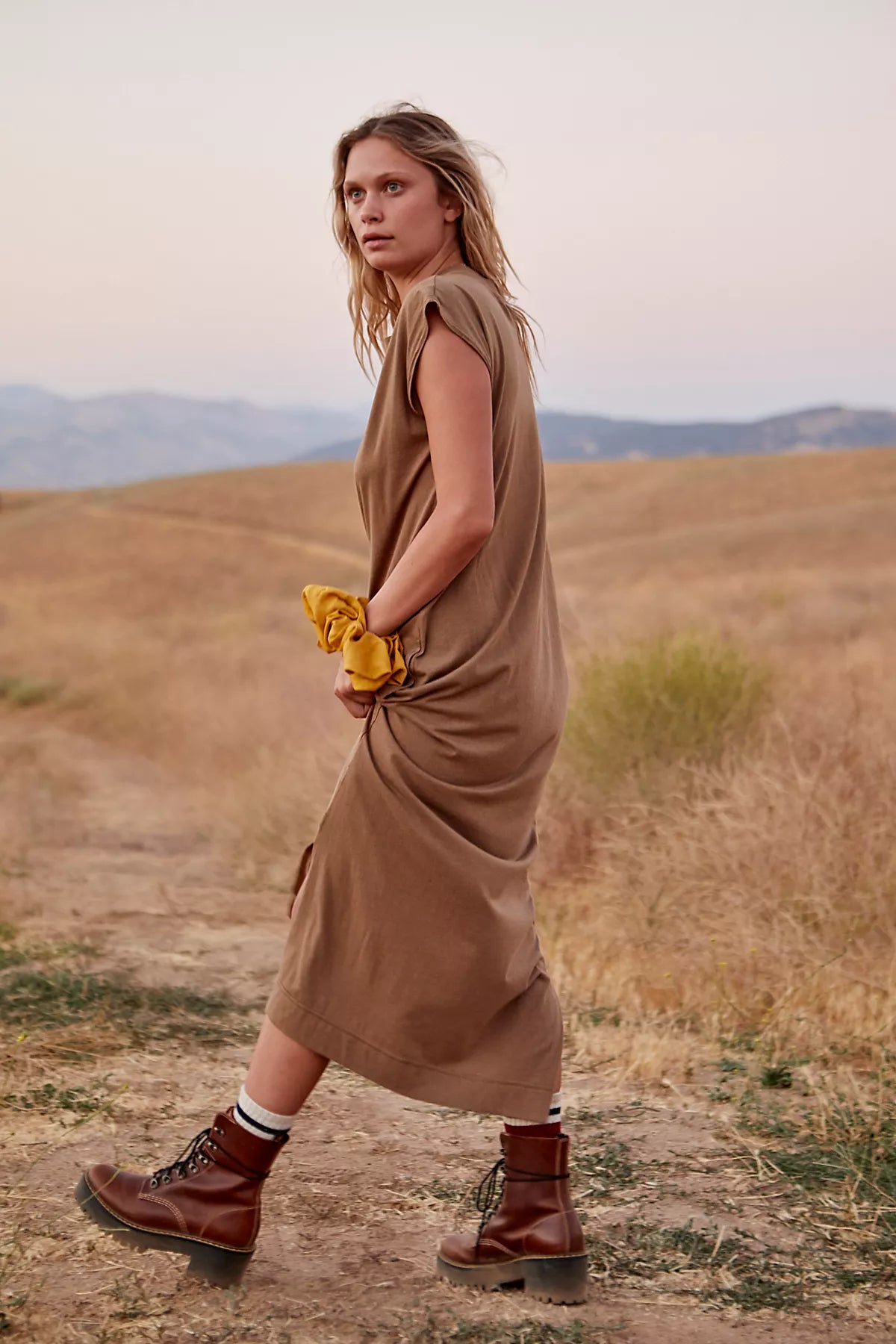 All Day Long Midi T-Shirt Dress