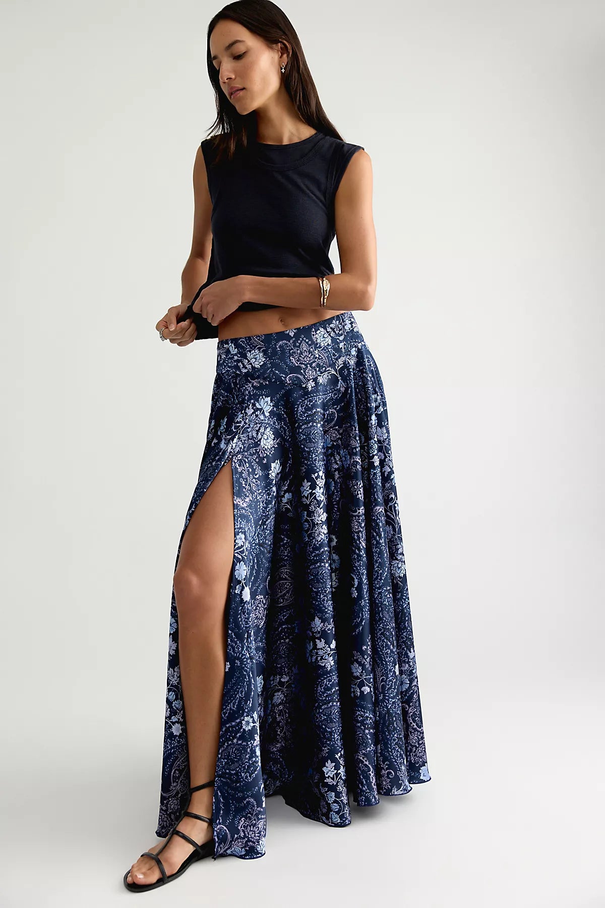 Chilco Printed Maxi Skirt