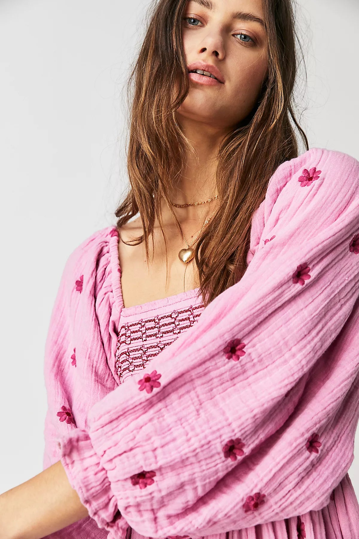 Dahlia Embroidered Maxi Dress