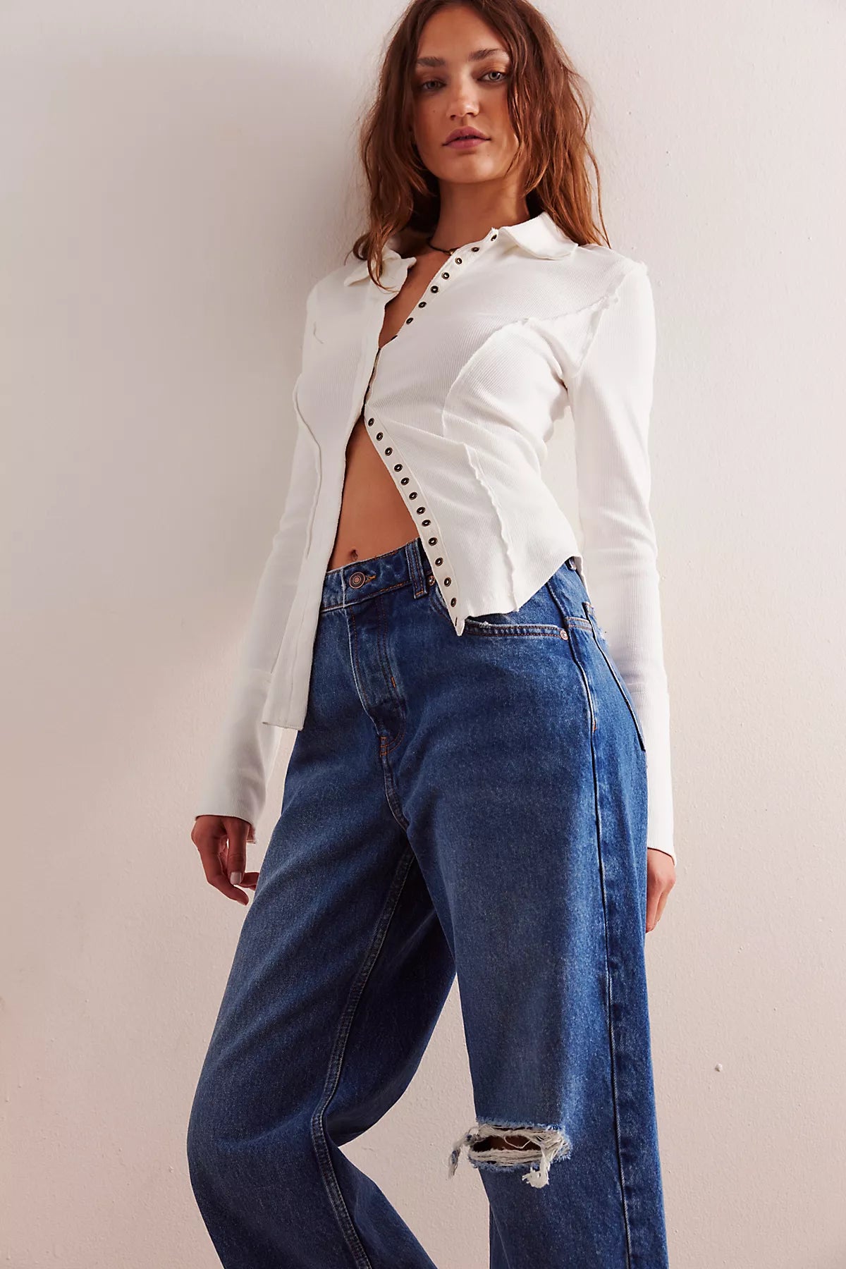 We The Free Deep Trance Dropped Boyfriend Jeans