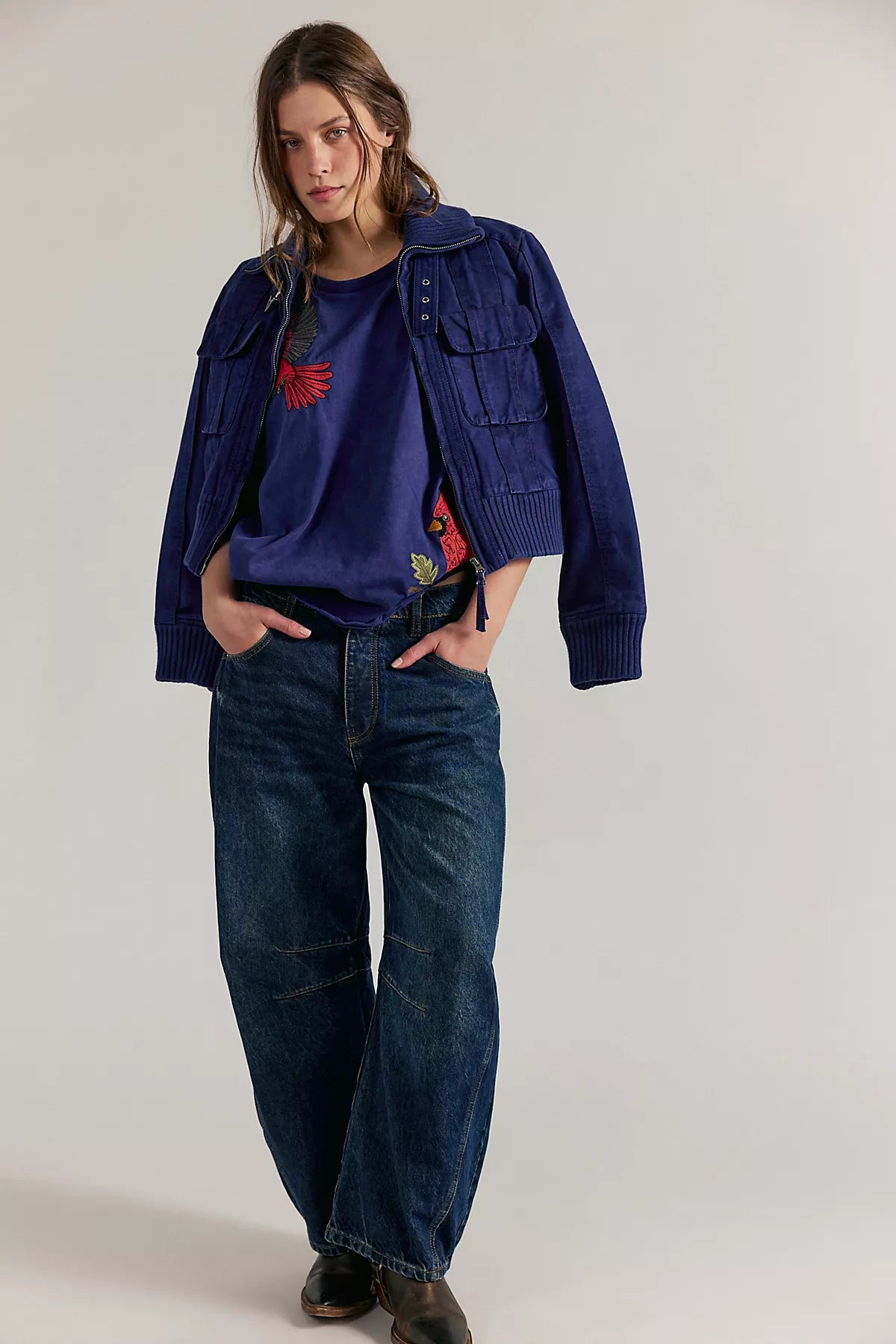 Denim And Bone Hummingbird Tee