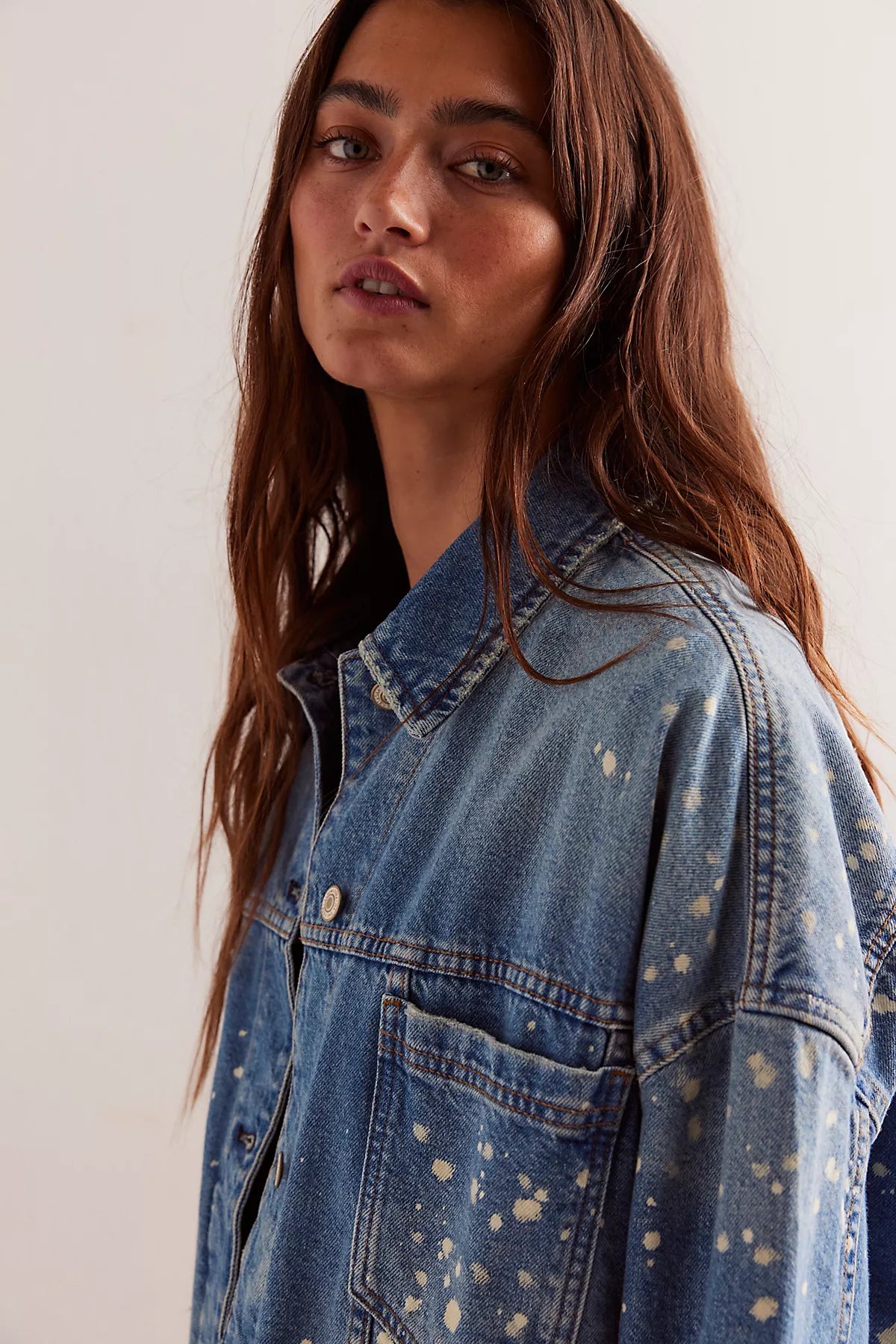 We The Free Opal Swing Denim Jacket
