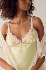 For Love & Lemons Twilight Rose Mini Slip Dress