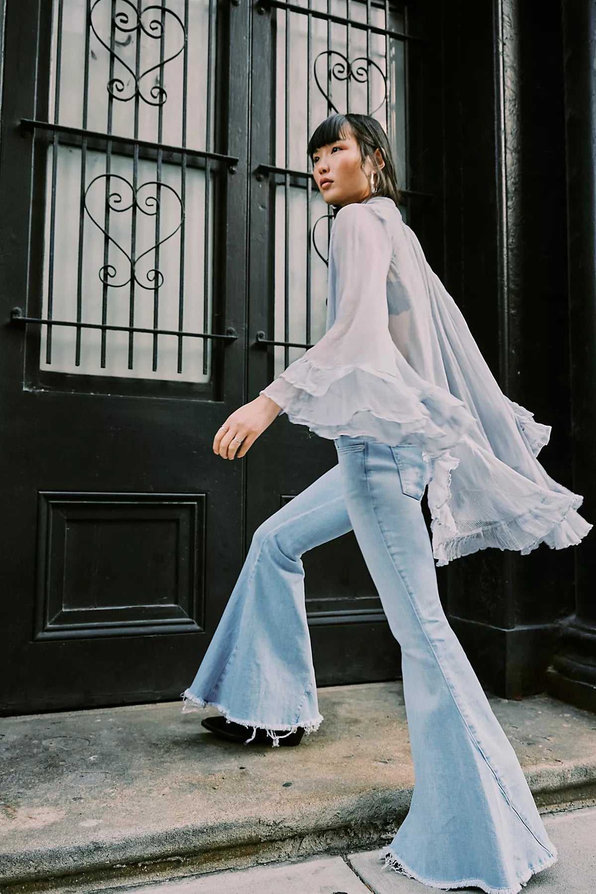 Full Sleeve Frill Top