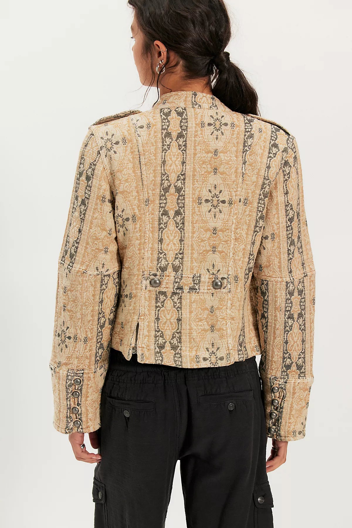 Lotty Jacquard Band Jacket