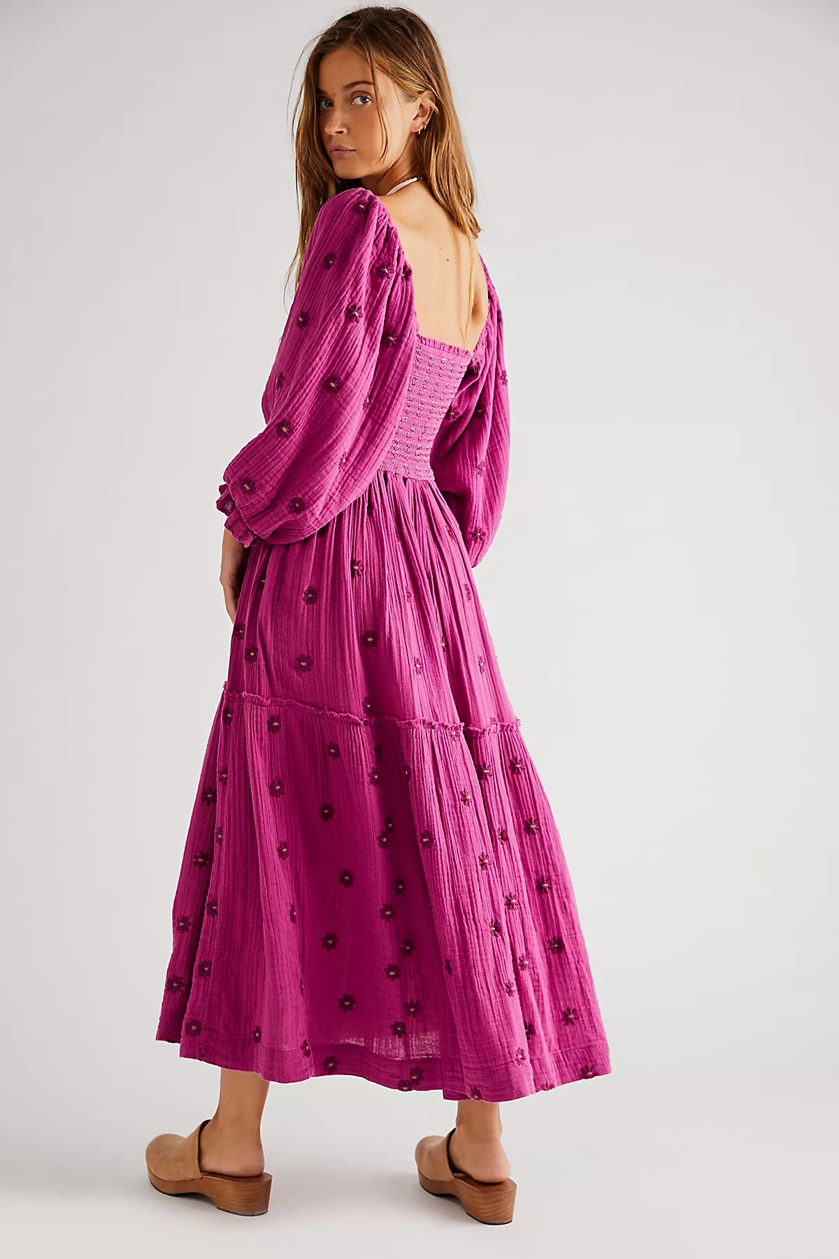 Dahlia Embroidered Maxi Dress