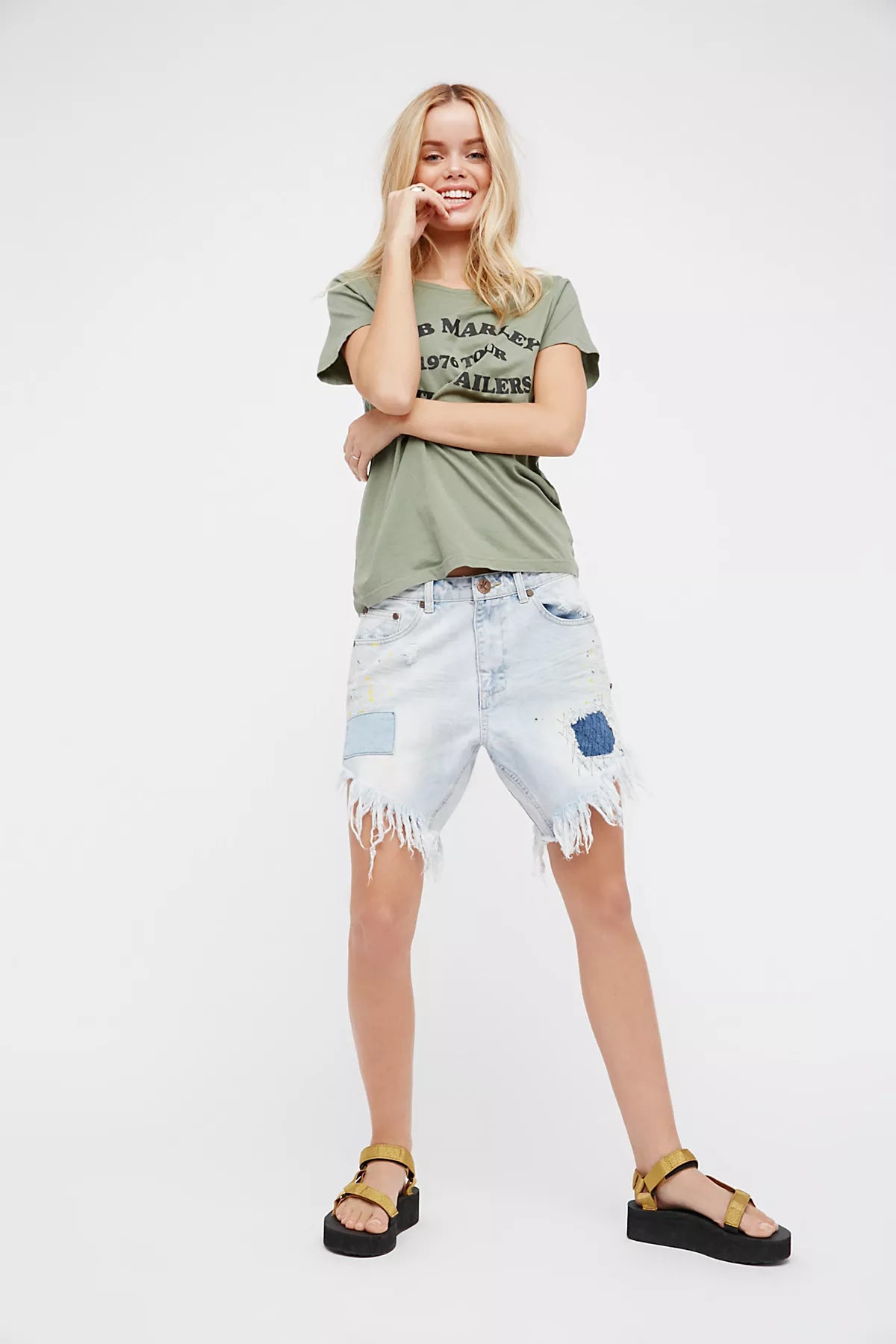 OneTeaspoon Frankies Cutoff Shorts