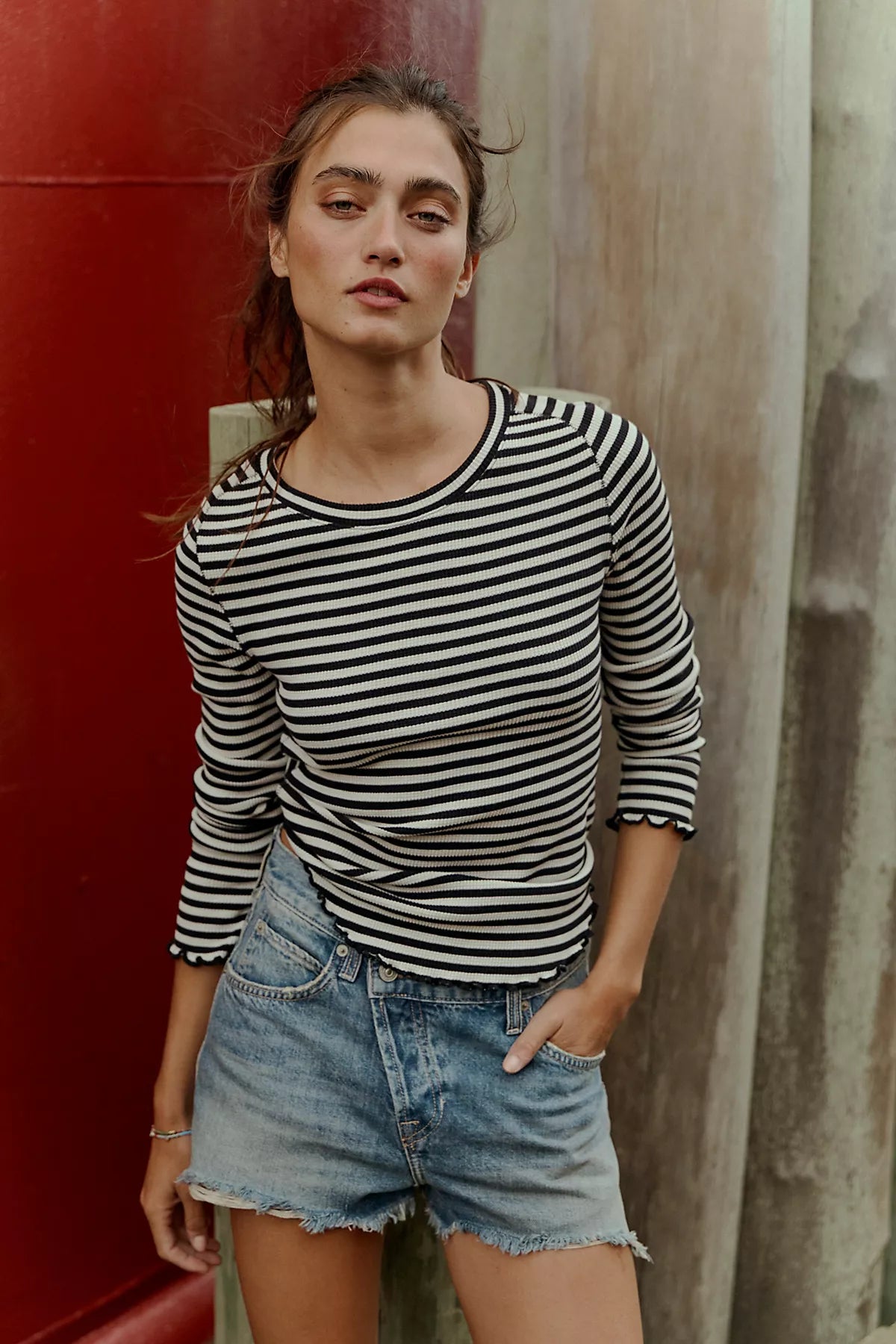 We The Free Easy Does It Striped Tee
