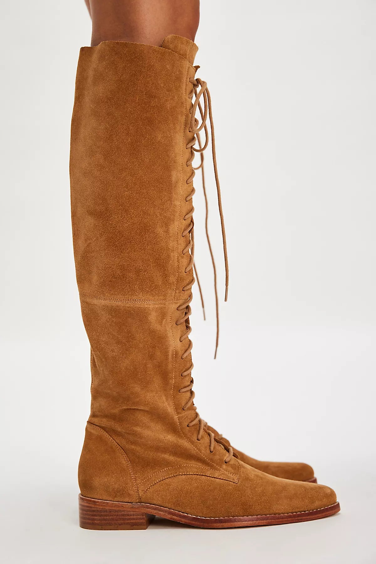 Davey Over-The-Knee Lace-Up Boots