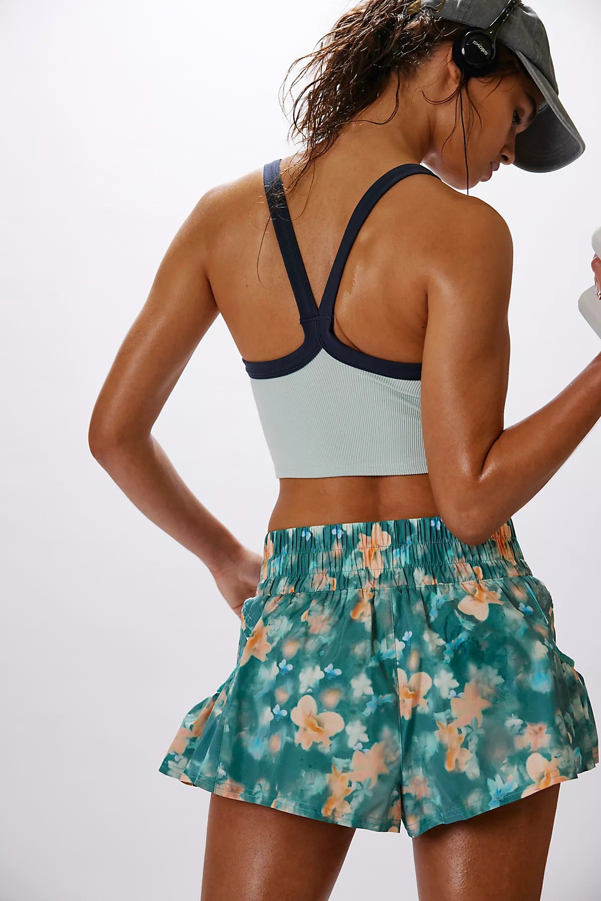 Get Your Flirt On Printed Shorts