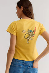 Daydreamer Batter Up Kitty Vintage Tee
