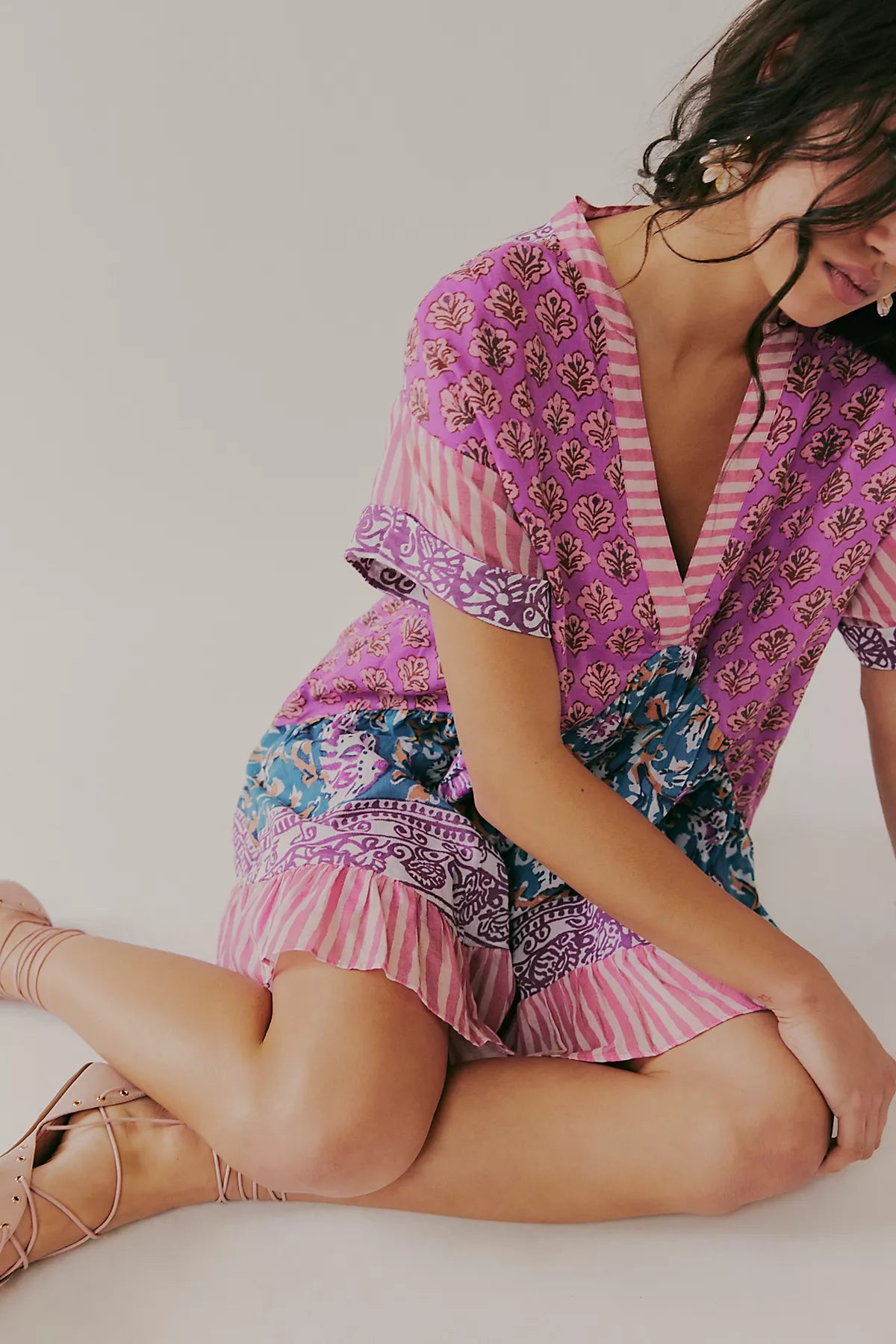 Agnes Printed Mini Dress