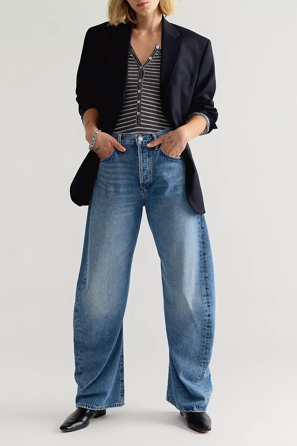 AGOLDE Spiral Twisted Seam Jeans