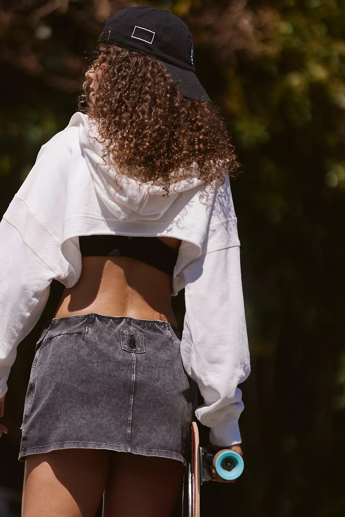 Coastline Cropped Hoodie