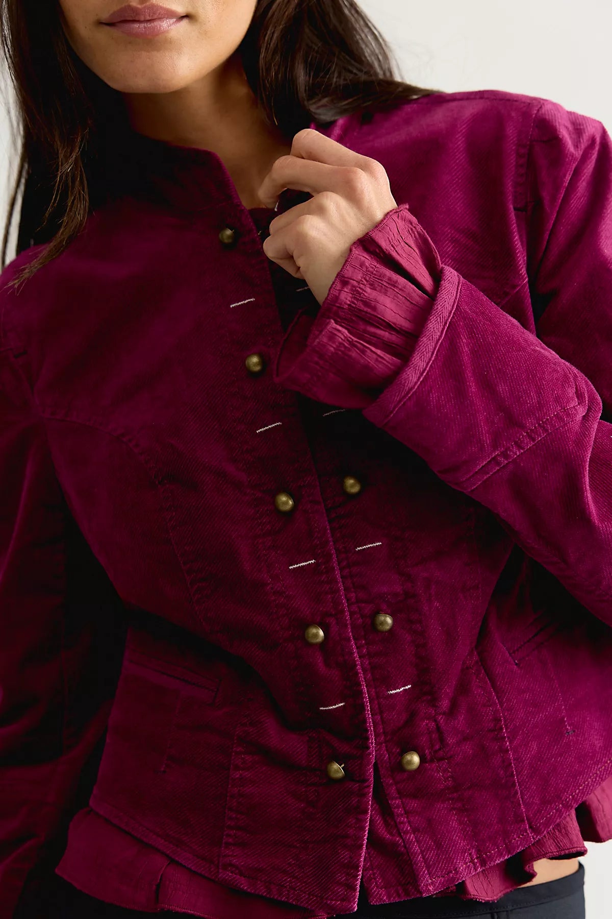 Cloud Nine Ruffle Band Jacket