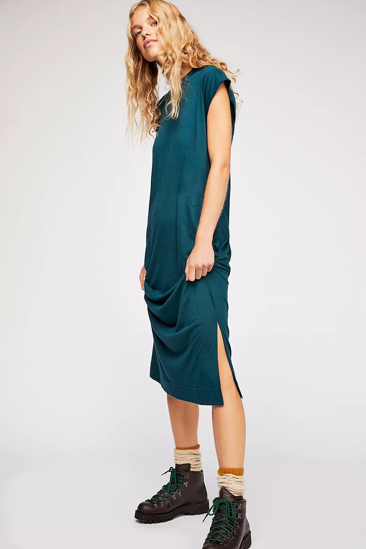 All Day Long Midi T-Shirt Dress