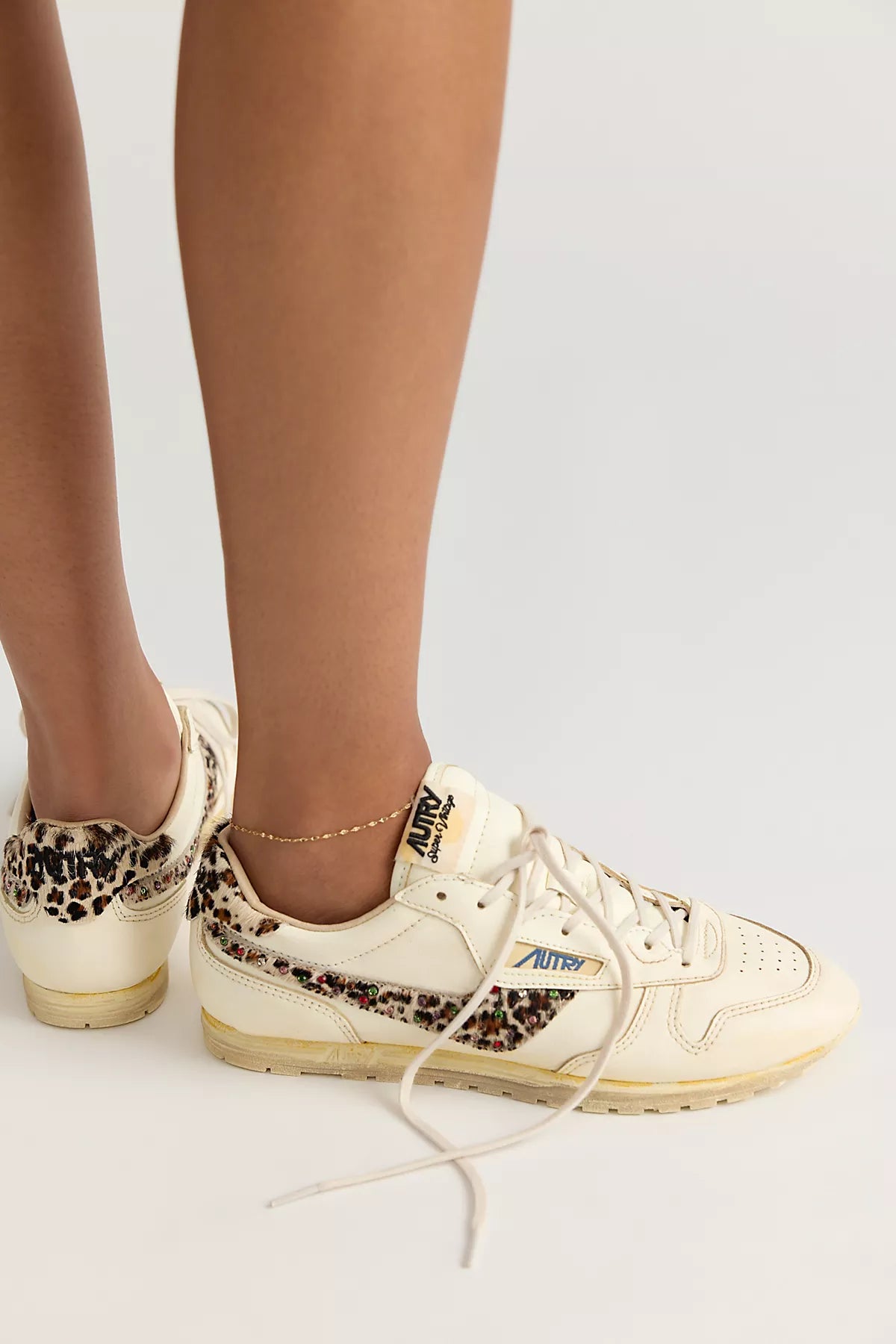 Autry Windspin Low-Top Animal Sneakers