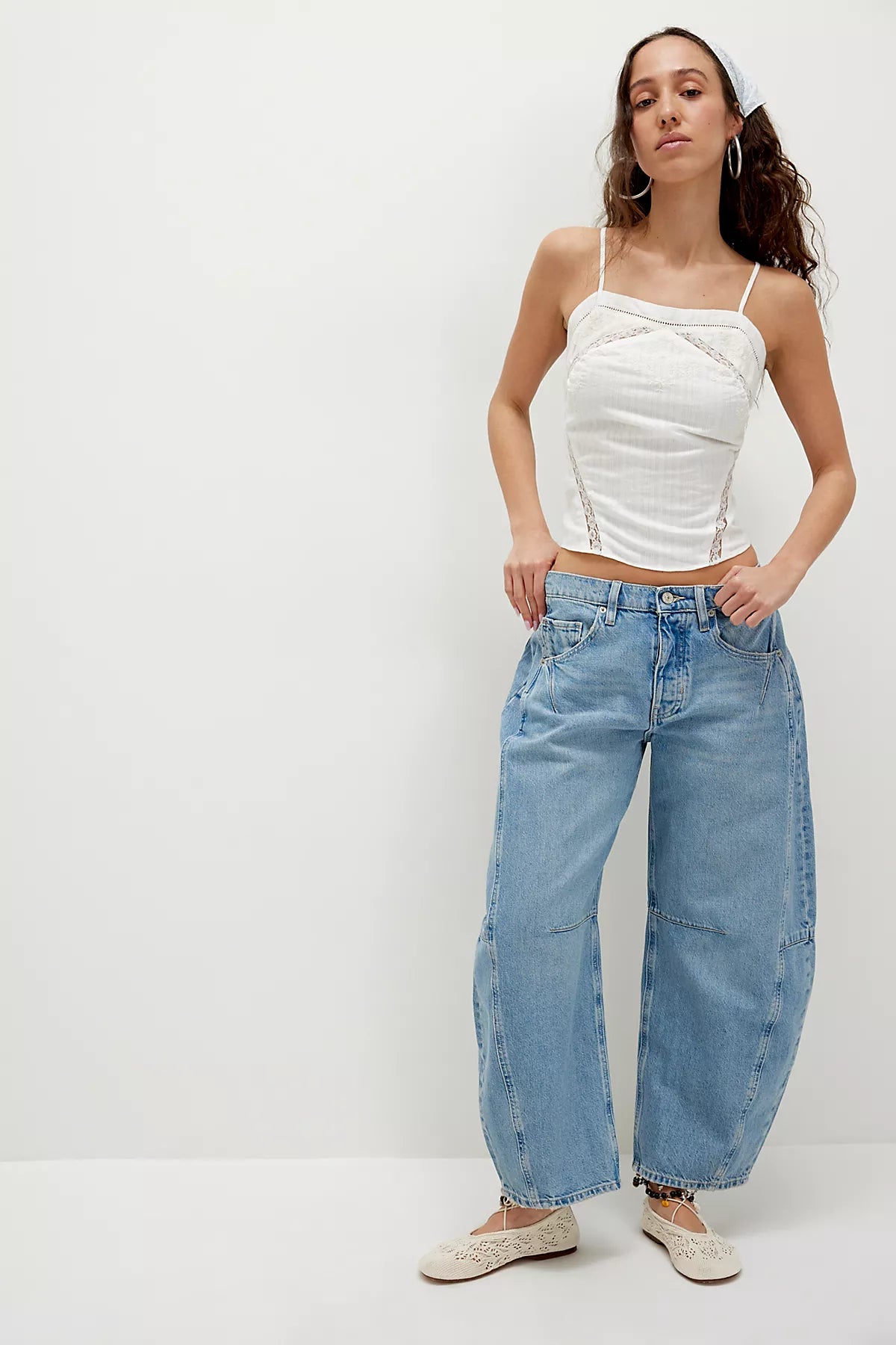 We The Free CRVY Venus Barrel Jeans