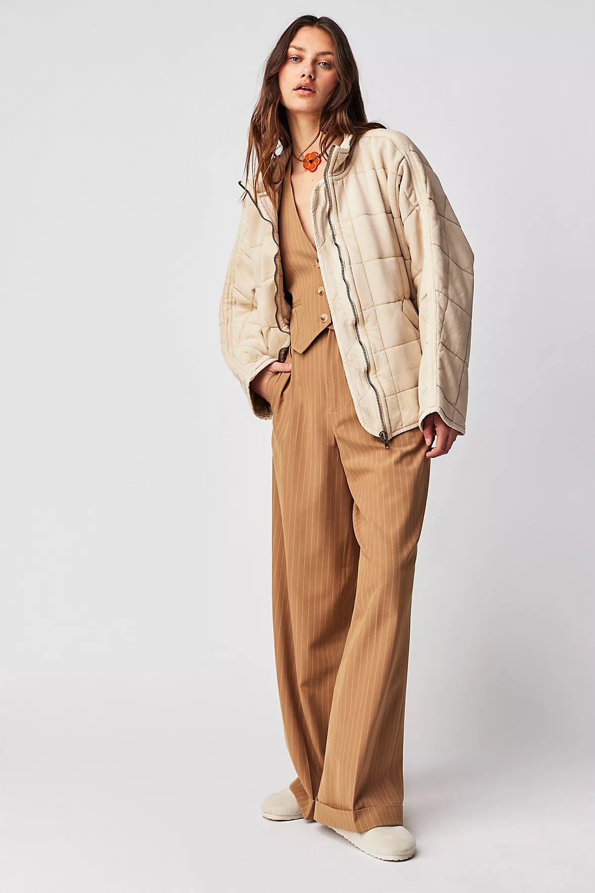Dolman Quilted Knit Jacket