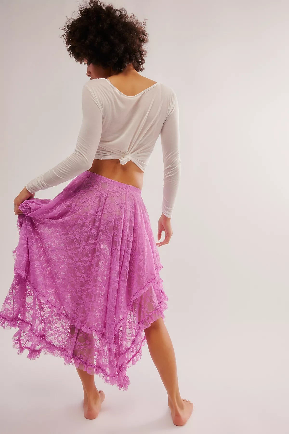French Courtship Maxi Slip Skirt