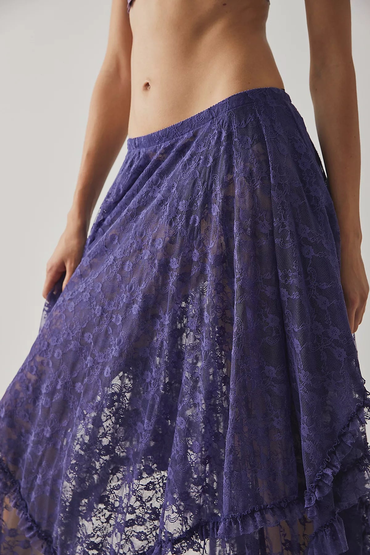French Courtship Maxi Slip Skirt