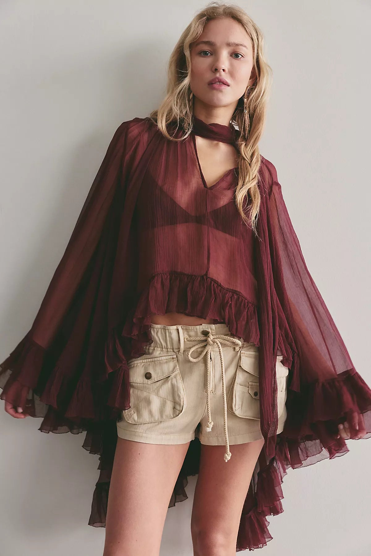 Full Sleeve Frill Top