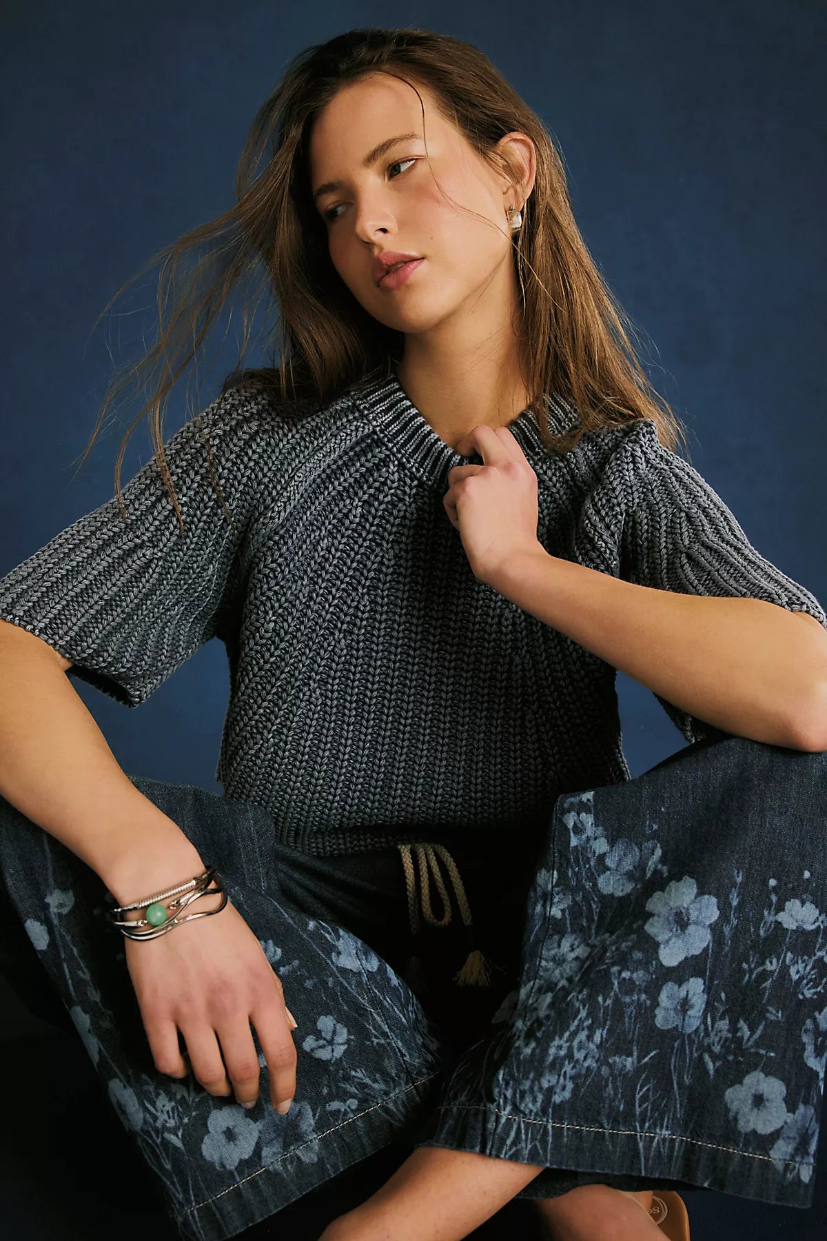Amy Cotton Sweater Tee
