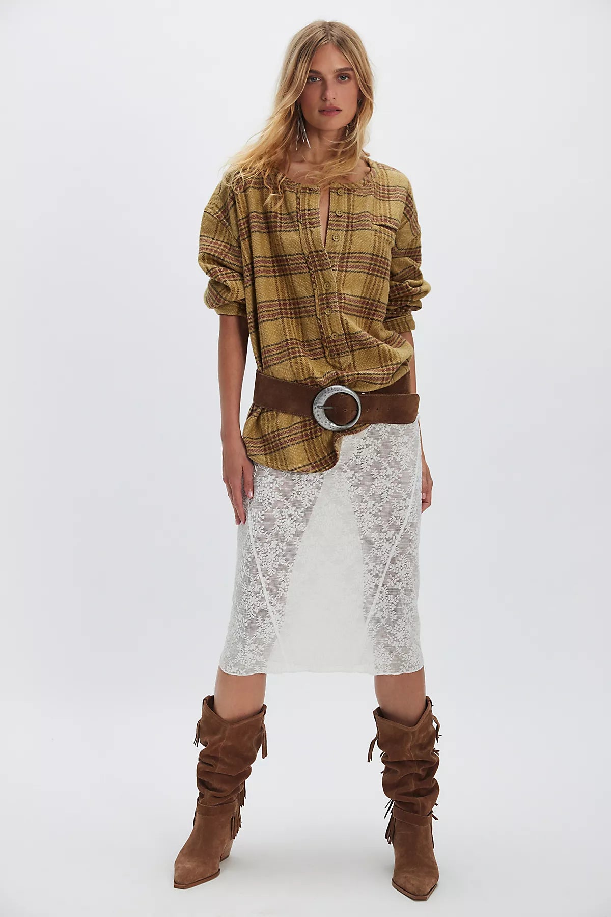 Faith Fringe Western Boots