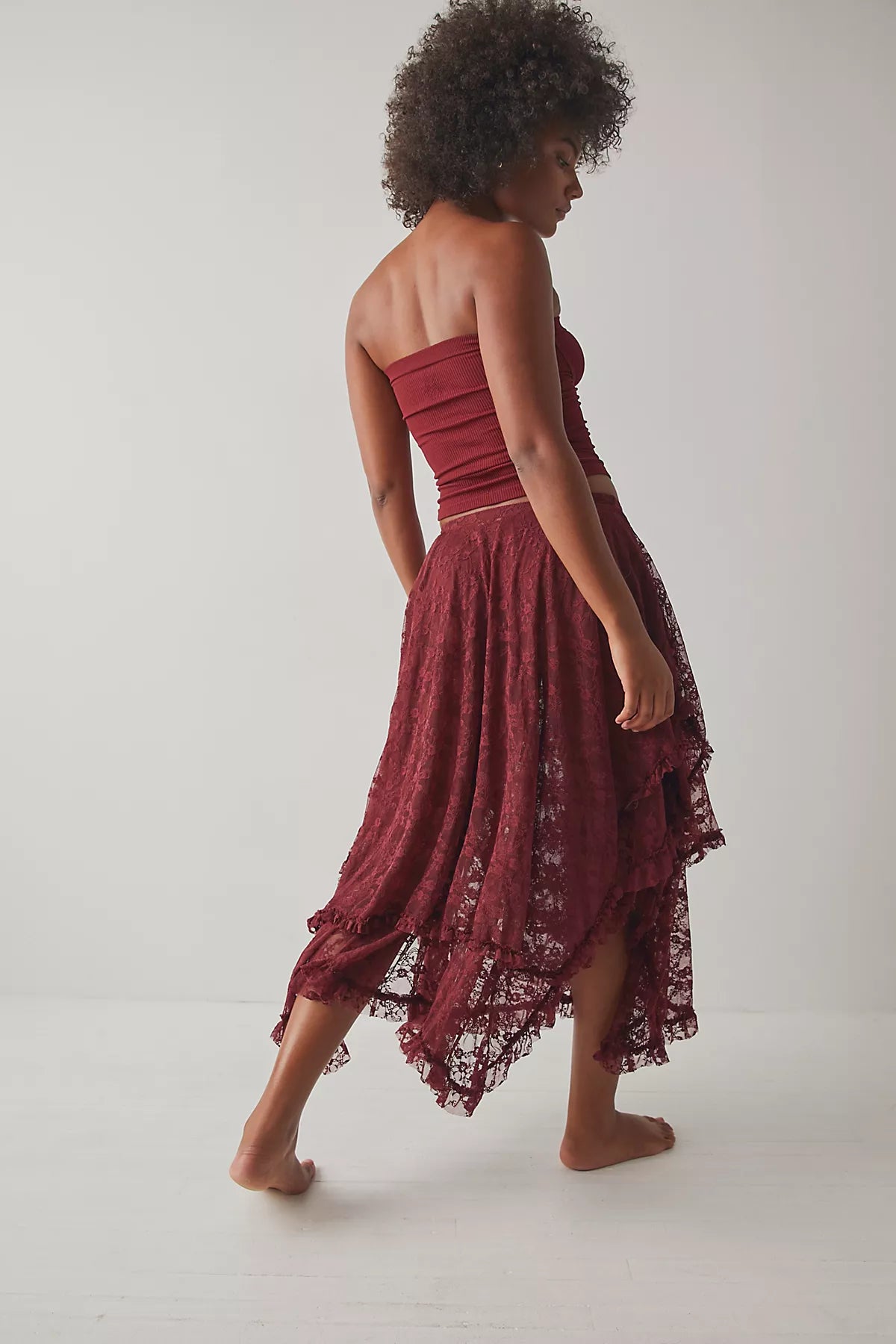 French Courtship Maxi Slip Skirt