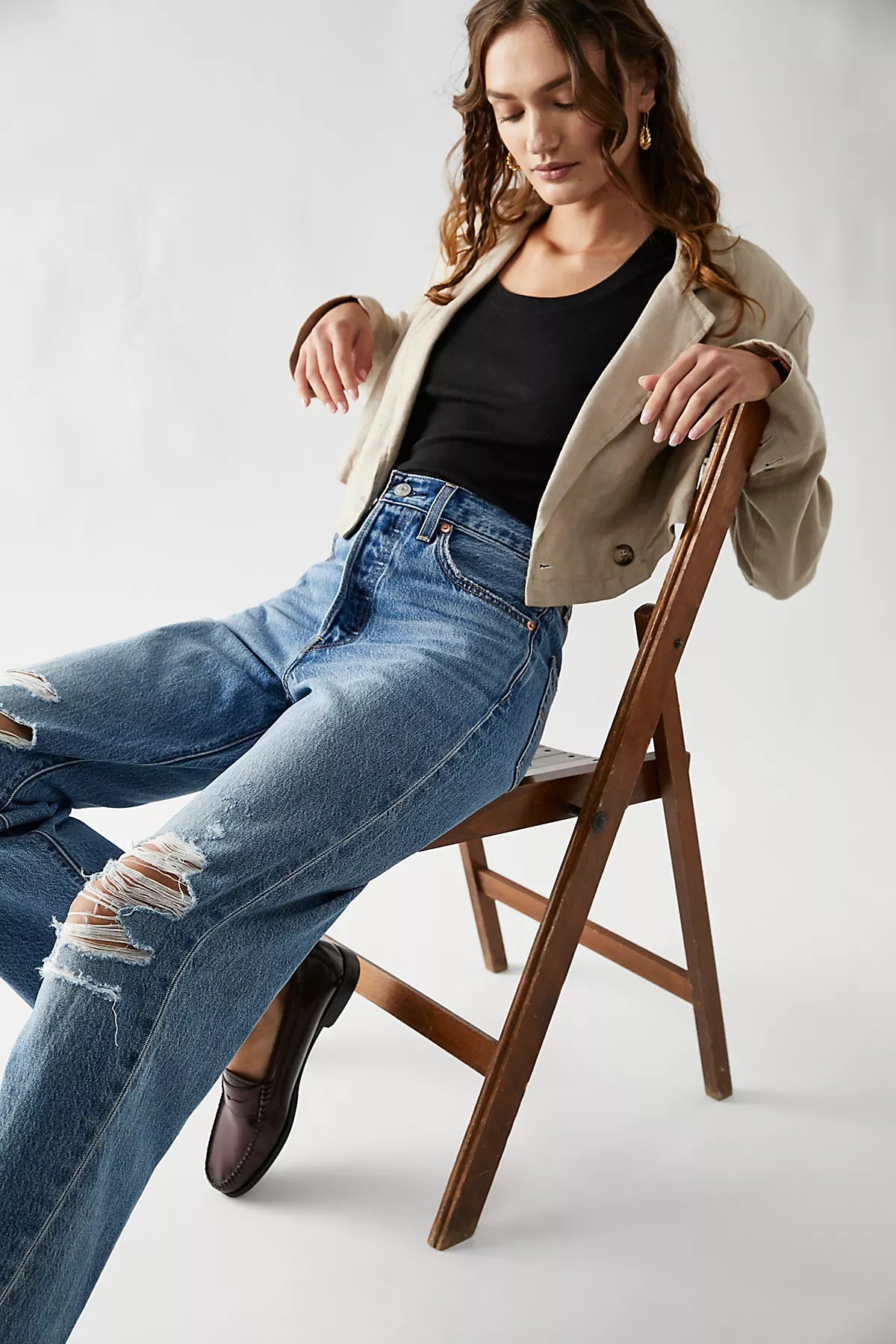 Levi's Ribcage Straight Ankle Jeans